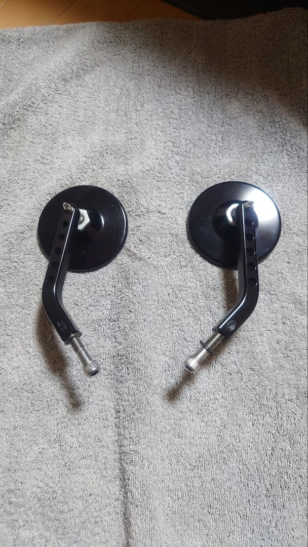 ハーレーミラー JOKER MACHINE ラウンドミラー ブラック 左右セット