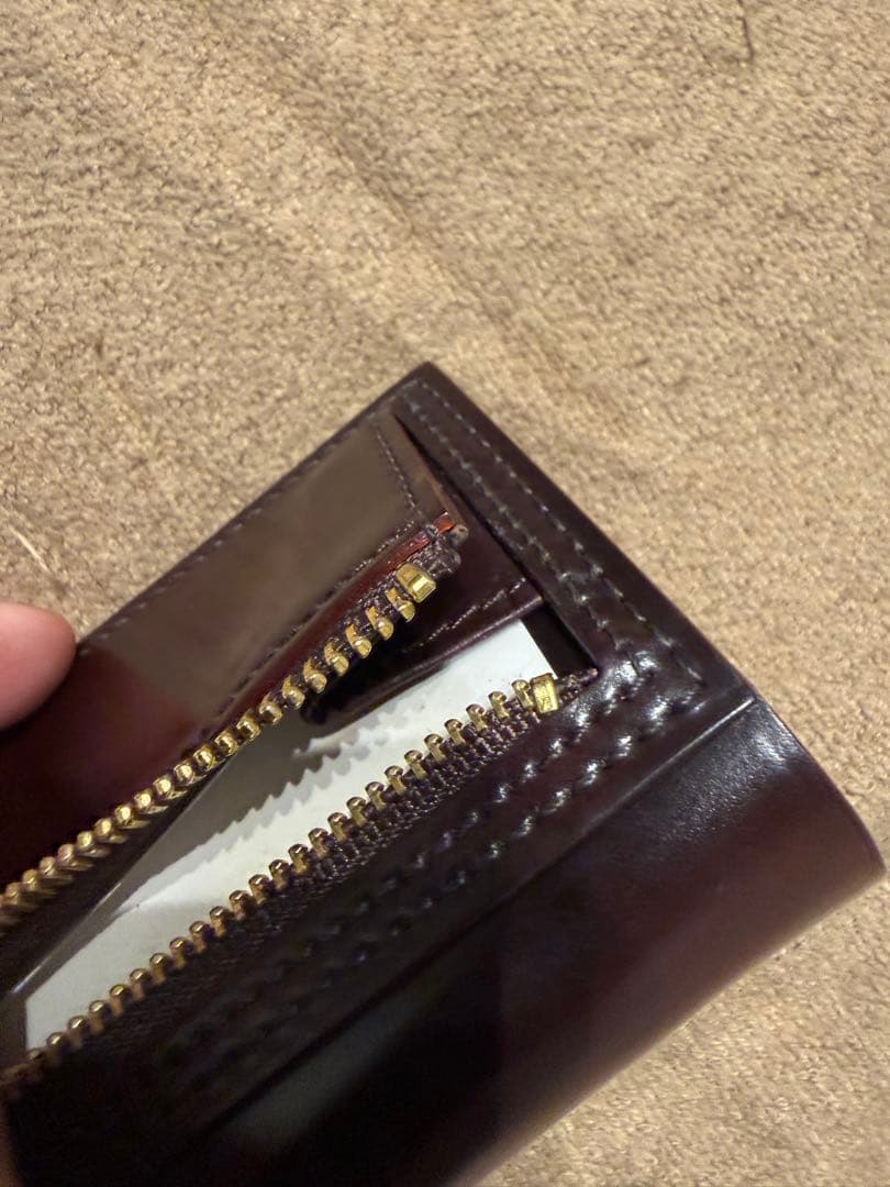 GANZO ホーウィン社 シェルコードバン 三つ折り財布