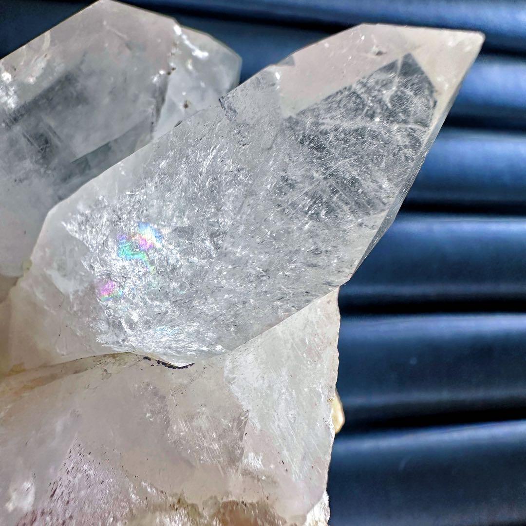 希少❗️高品質❗️マニカラン産レインボーヒマラヤ水晶クラスター超強いパワーA1406