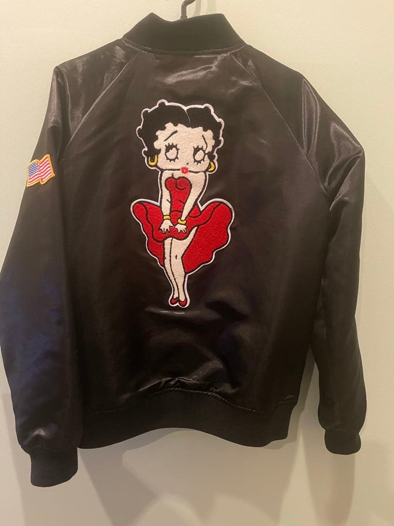 SUPREME 16SS Betty Boop Satin ブルゾン