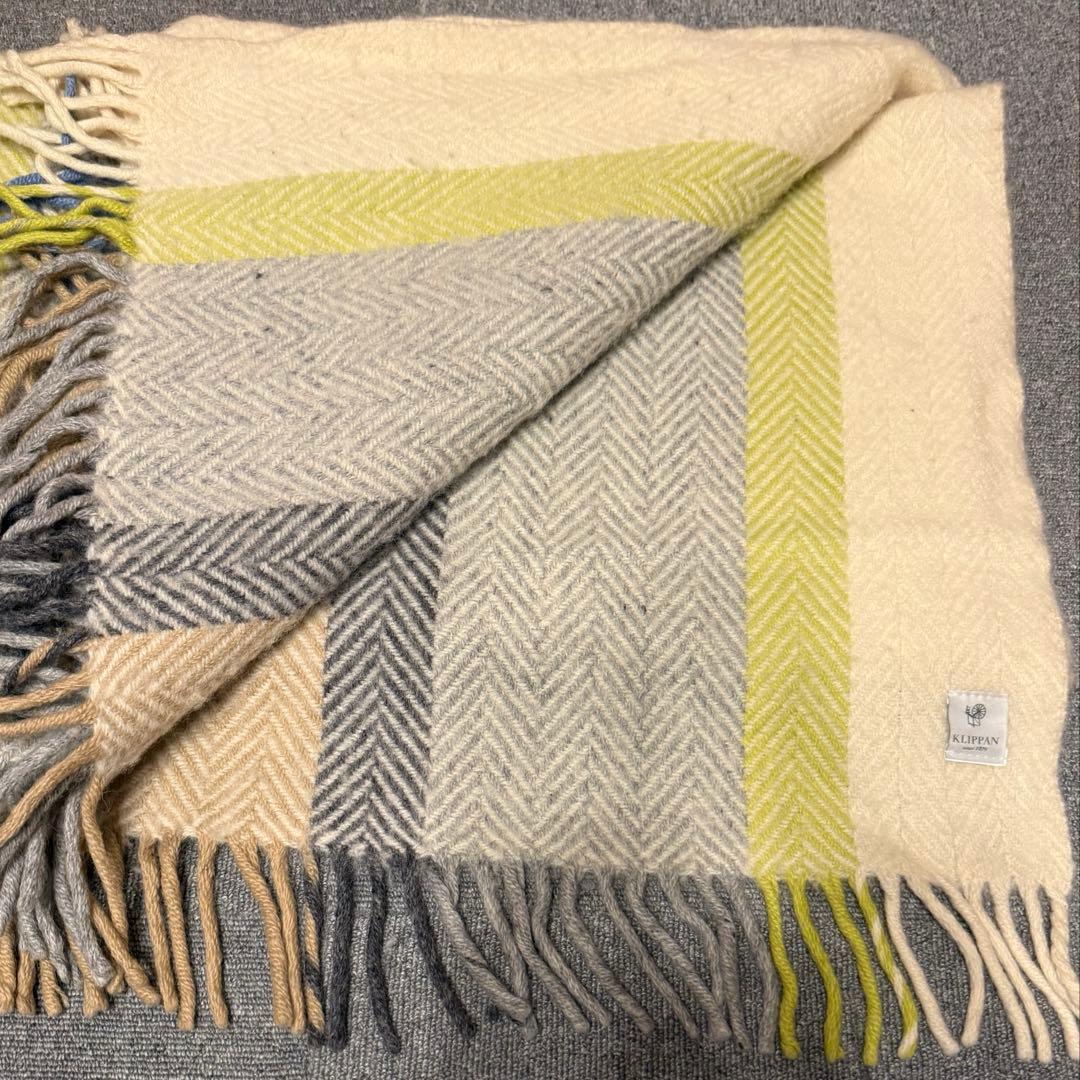 KLIPPAN クリッパンBirka ビルカ ブランケット ひざ掛け アース