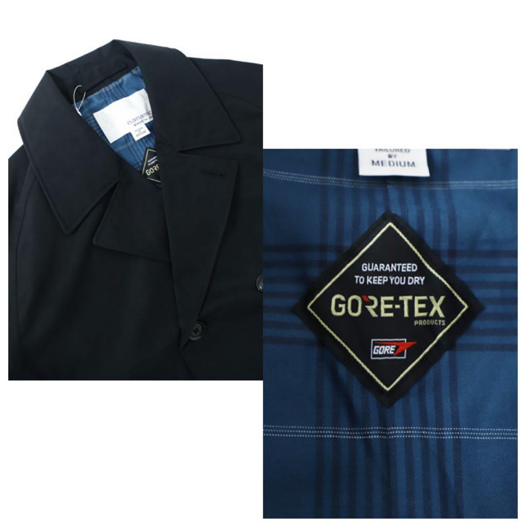 【nanamica】ゴアテックス 2Lコットンブレステッドダブルコートネイビー