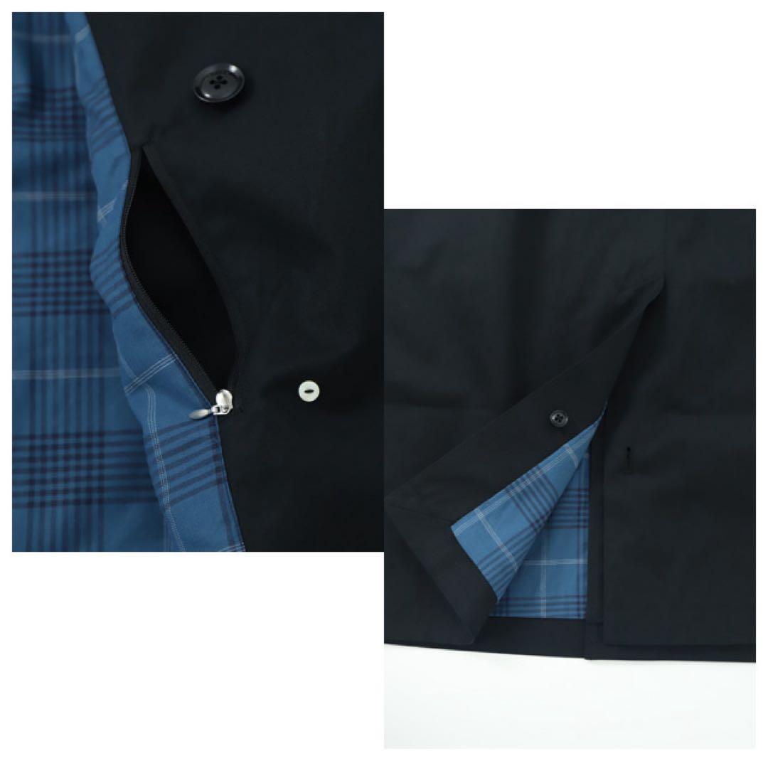 【nanamica】ゴアテックス 2Lコットンブレステッドダブルコートネイビー