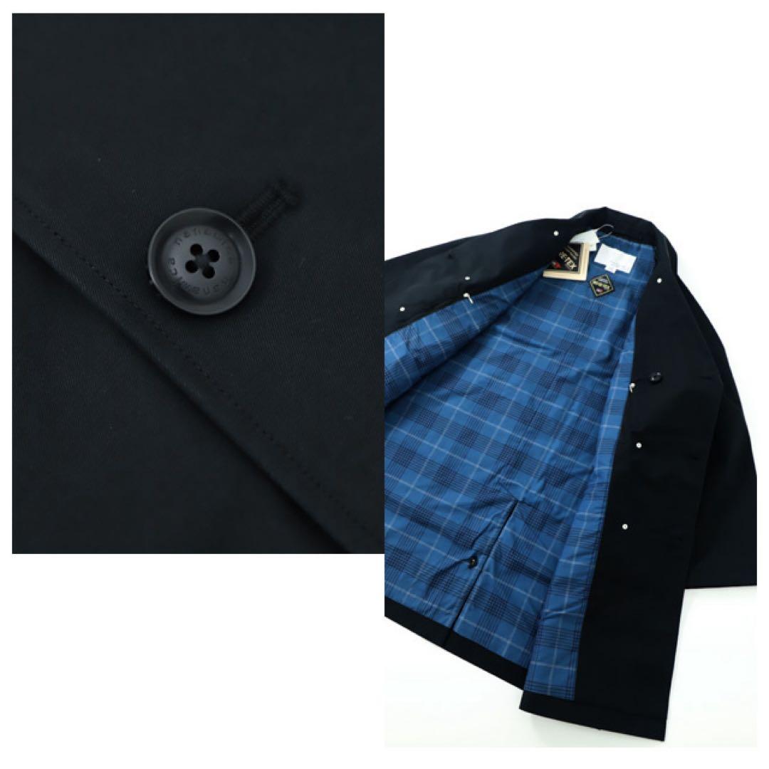 【nanamica】ゴアテックス 2Lコットンブレステッドダブルコートネイビー