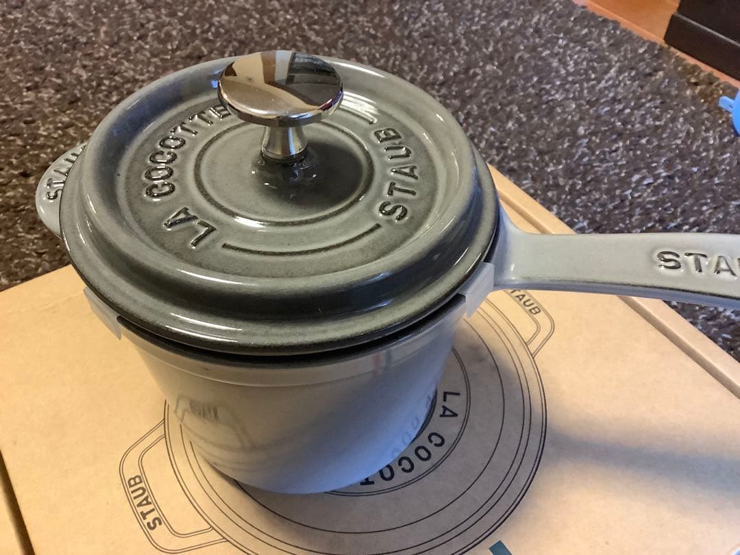 美品⭐︎STAUB スープポット 14cm 片手鍋