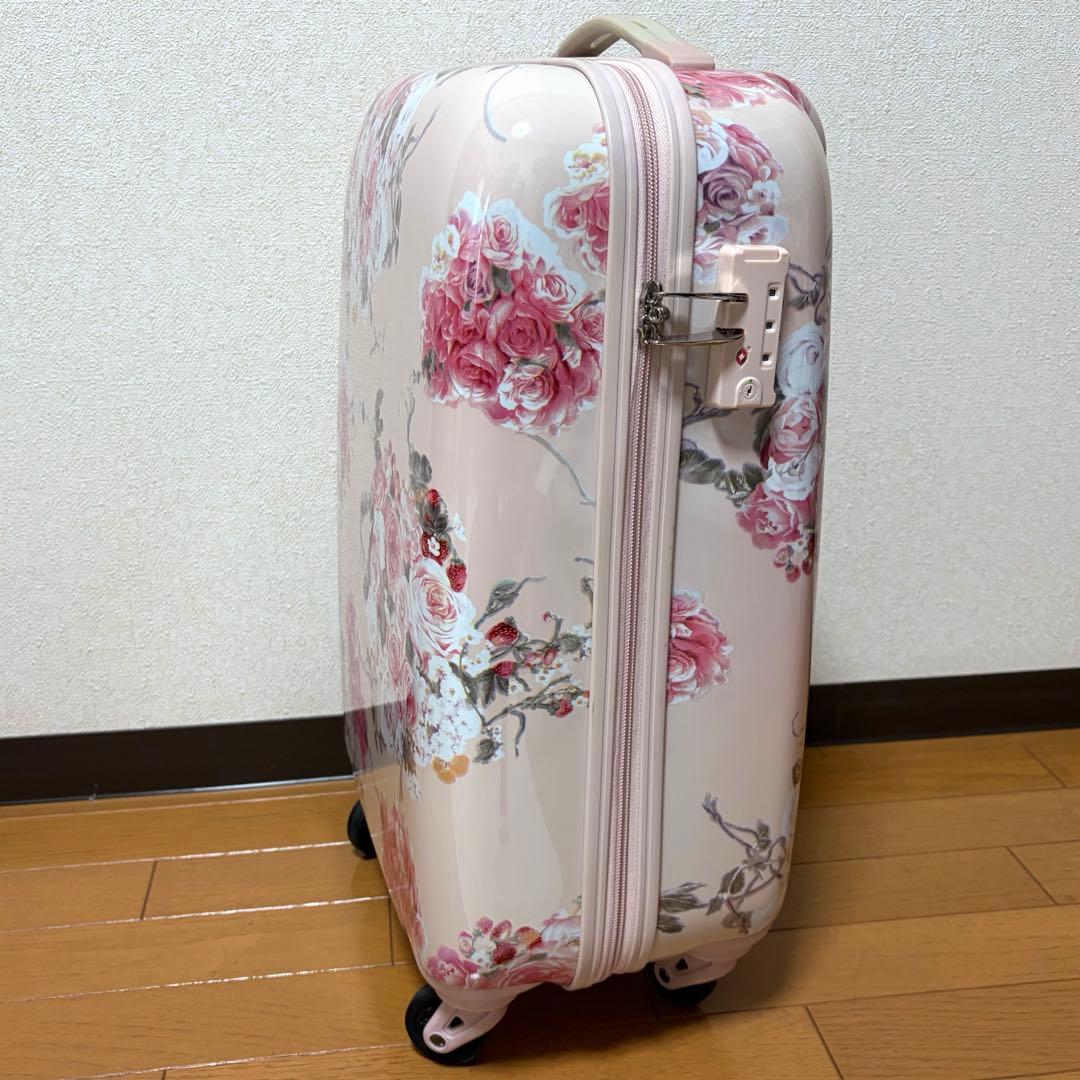 ピンクハウス　キャリーケース　ローズブーケ　苺　トートバッグのおまけ付き【P68