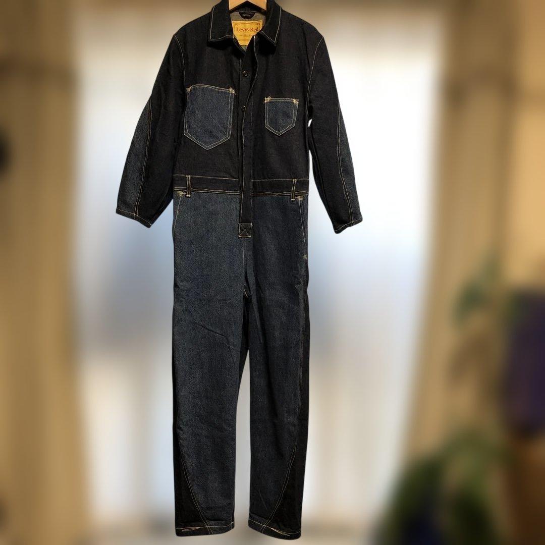 レア　Levi's Red リーバイスレッドデニムオーバーオール ジャンプスーツ