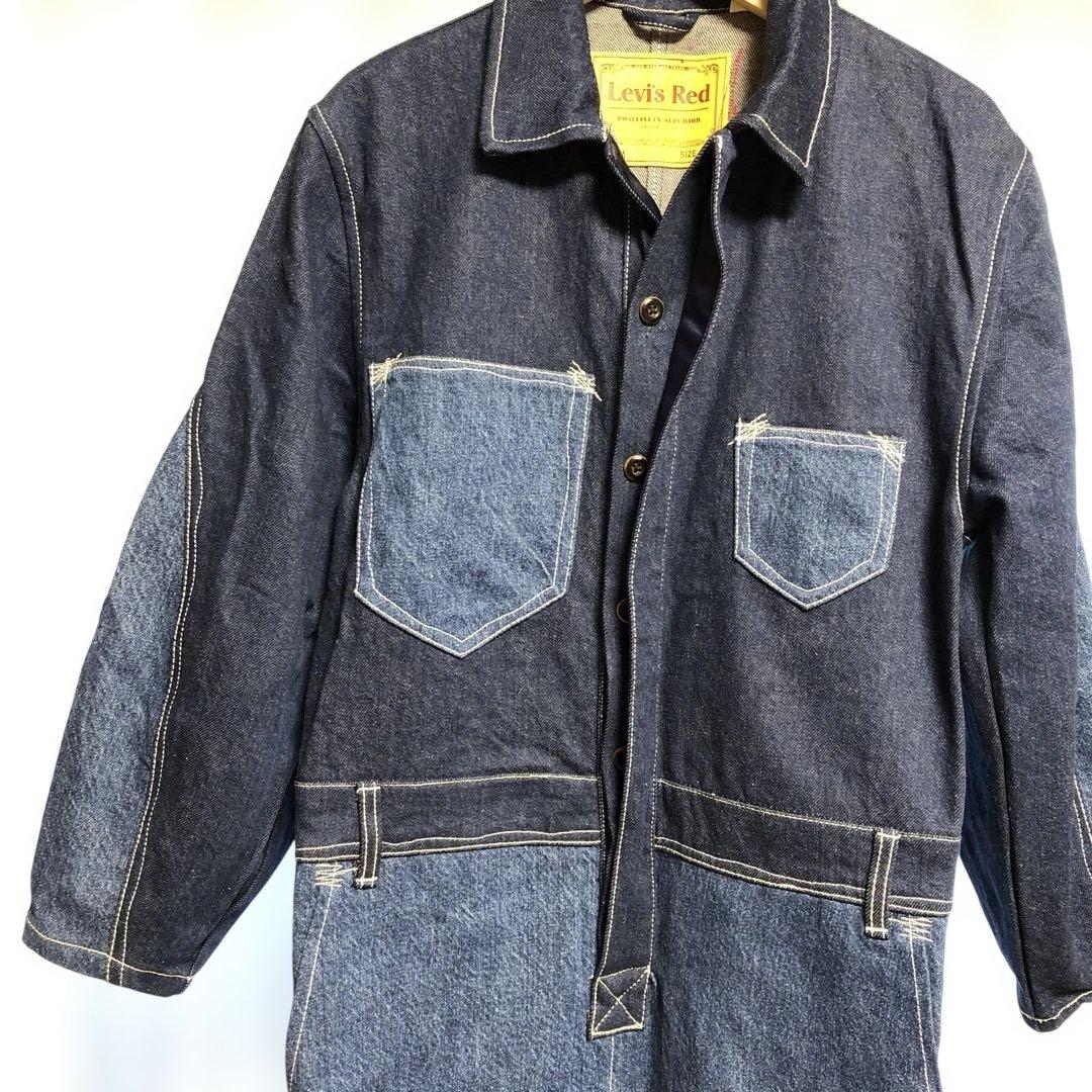 レア　Levi's Red リーバイスレッドデニムオーバーオール ジャンプスーツ