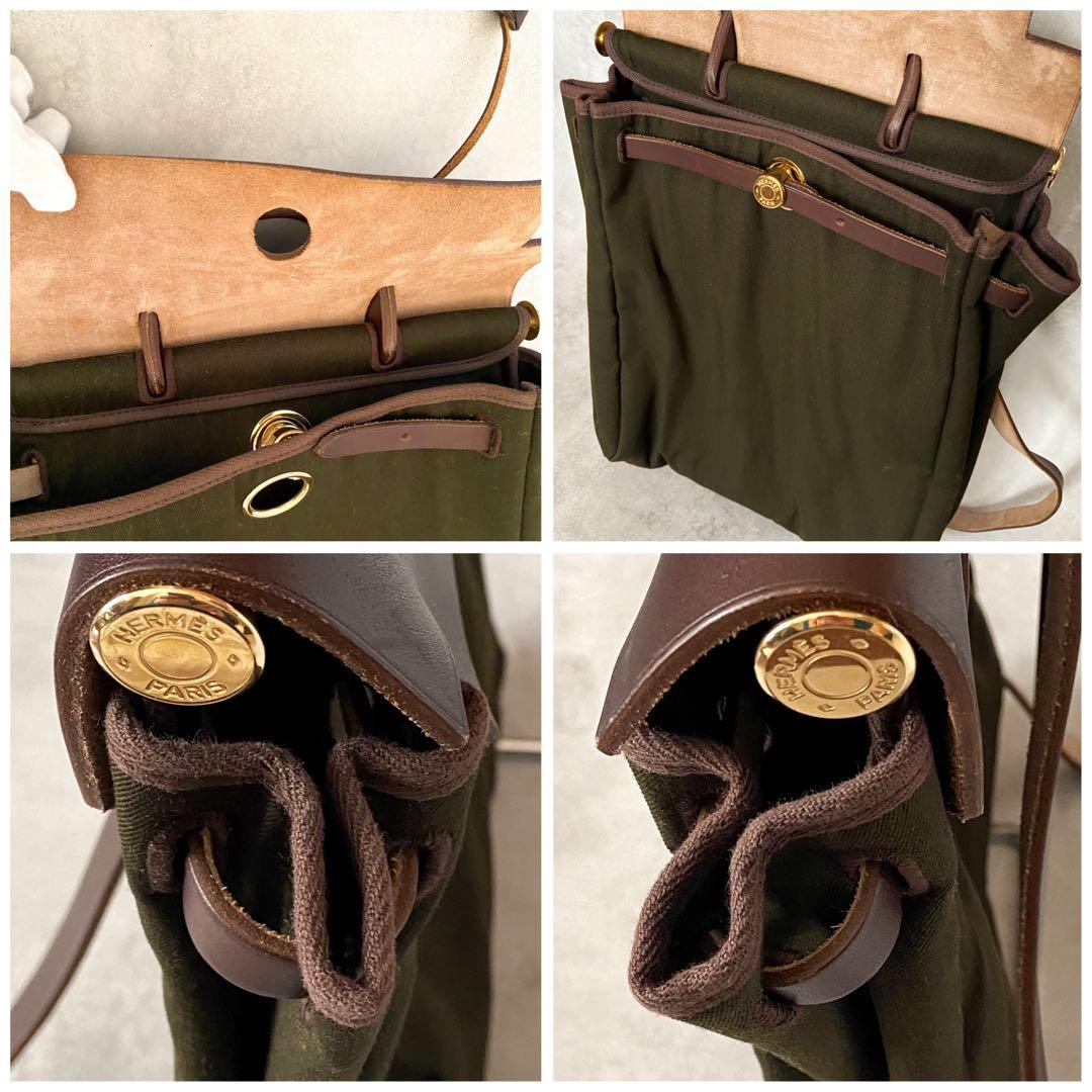 エルメス エールバッグアド リュックサック □G カデナ カギ クロシェット