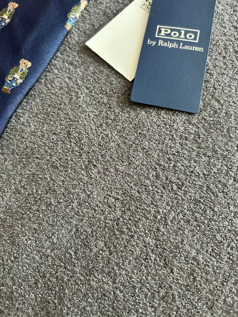 ラルフローレン　ネクタイ　シルク　ポロベア　Polo ベア シルクツイル タイ