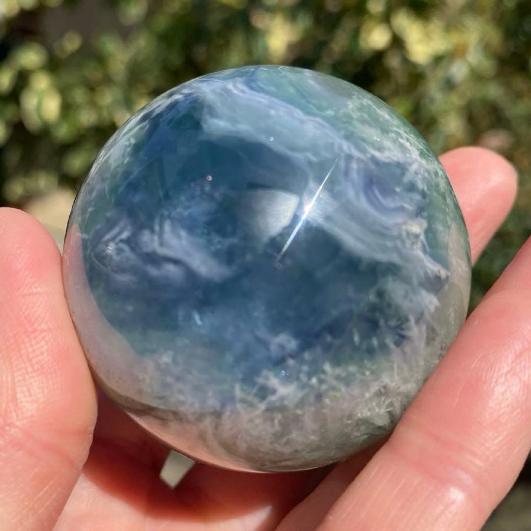 エンジェルフェザーフローライト スフィア 高品質 I