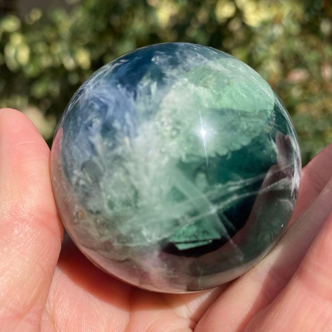 エンジェルフェザーフローライト スフィア 高品質 I