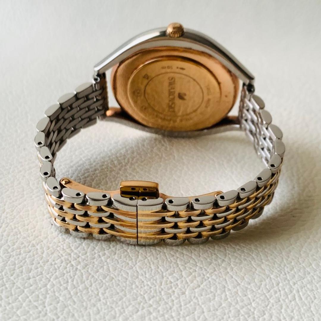 美品 スワロフスキー 5519459 クリスタルオーラ 腕時計 ウォッチ