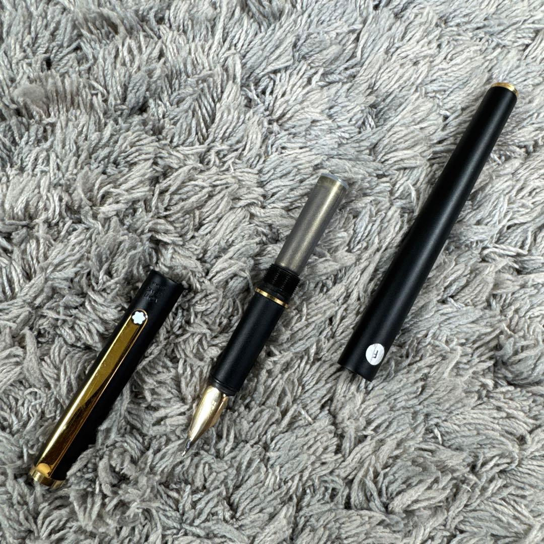 MONT BLANC モンブラン 万年筆 ペン先ゴールド スリムライン