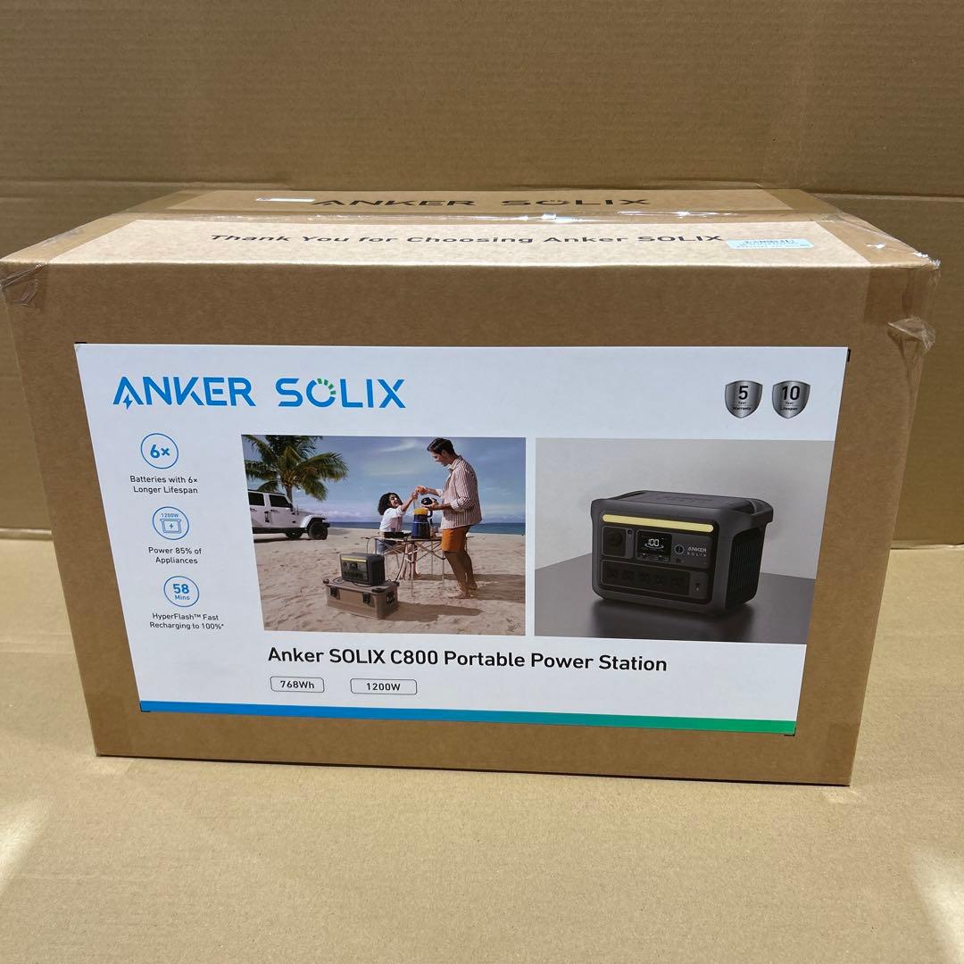 16日より値上げ【新品・未開封】ANKER SOLIX C800 ポータブル電源