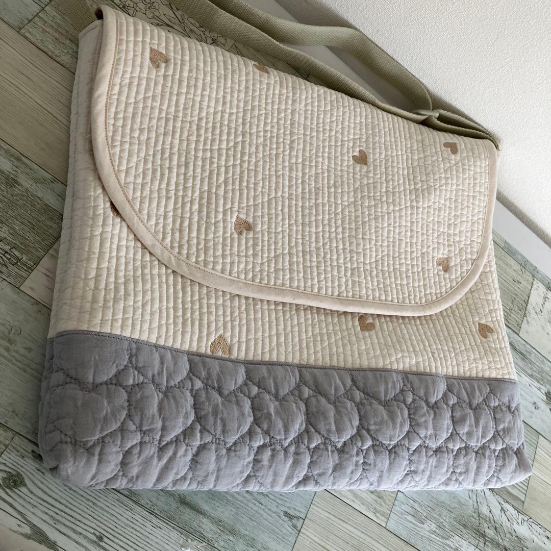 ak♡ページ 図書袋　絵本袋ショルダー　ハンドメイド