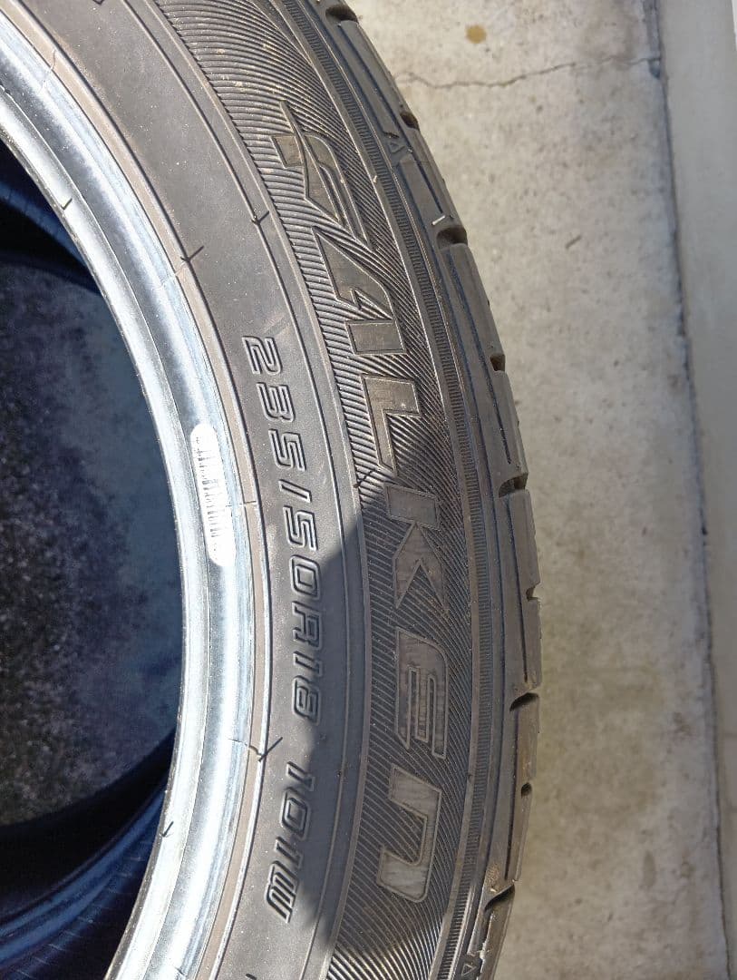 235/50R18 タイヤ4本セット FALKEN ×2 TOYO ×2