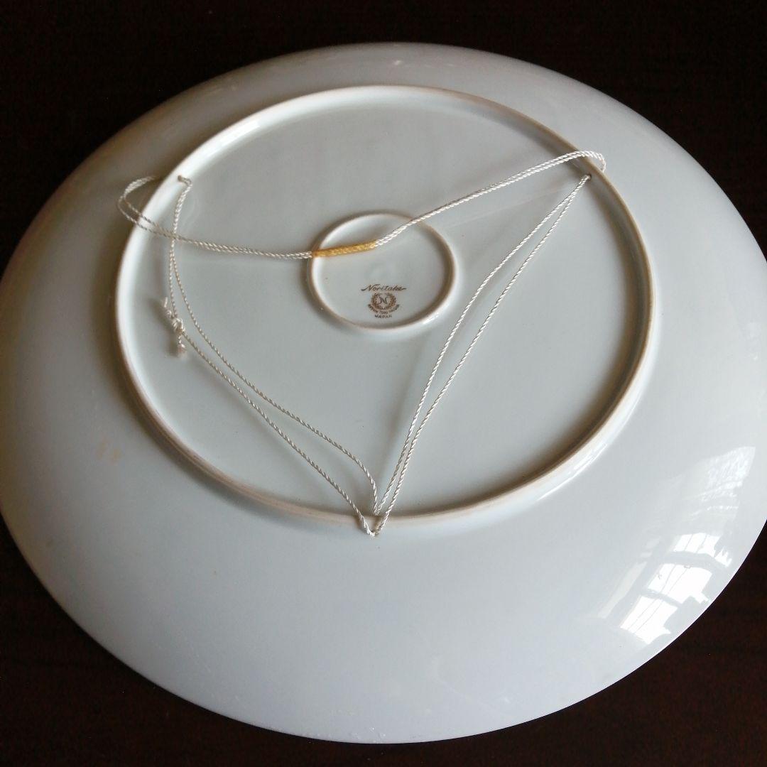 ノリタケ　作家銘有赤富士大皿　36cm