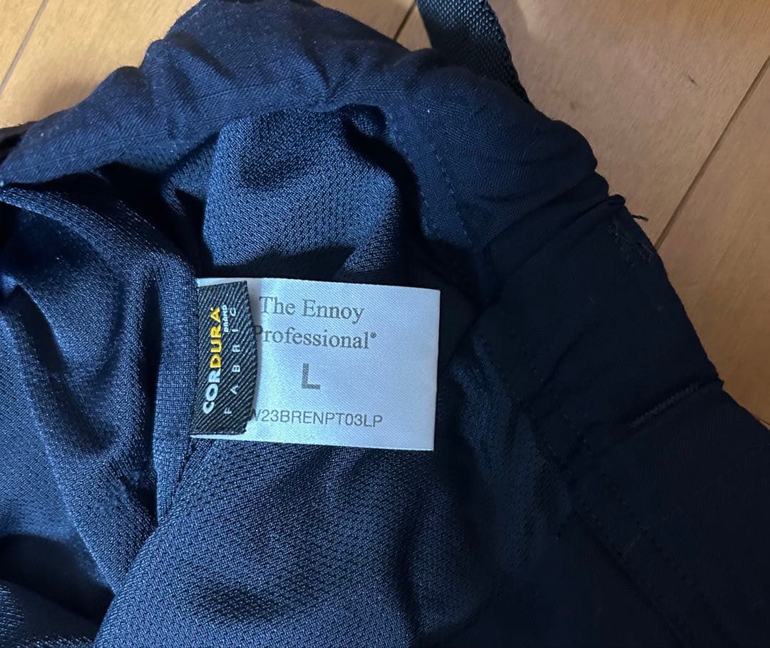 ennoy wool blend ripstop easy pants エンノイ