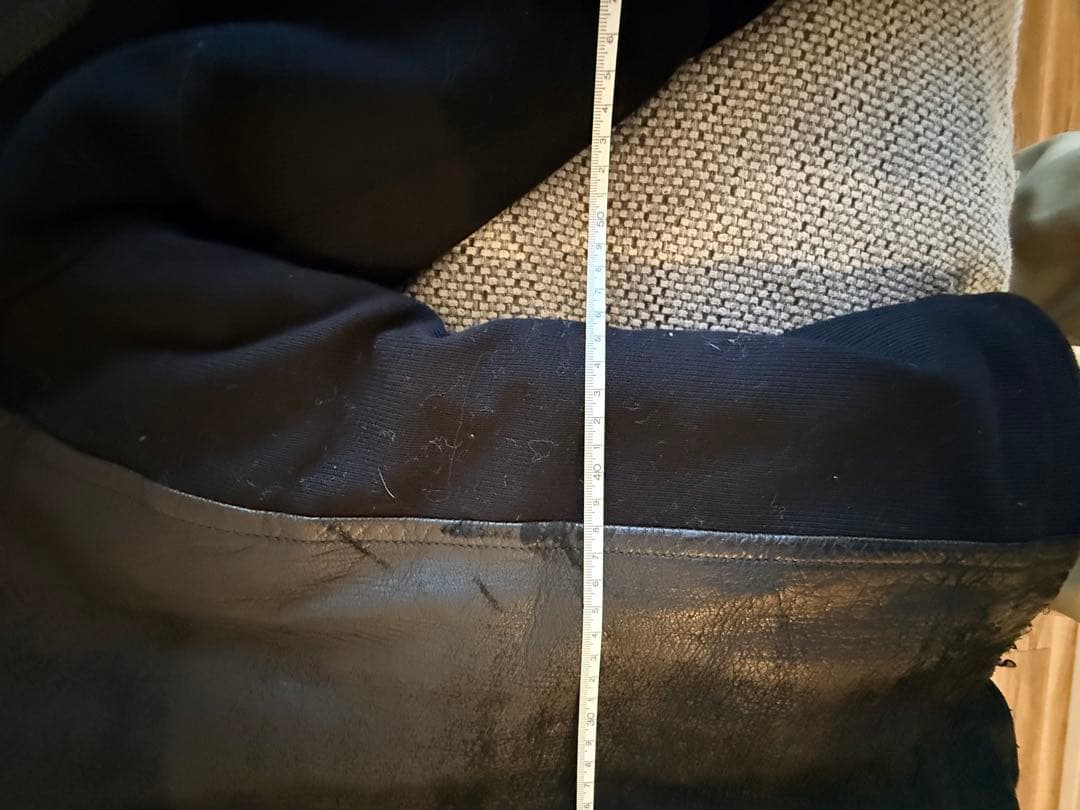 l*x様 FAGASSENT レザーコンビジャンパー