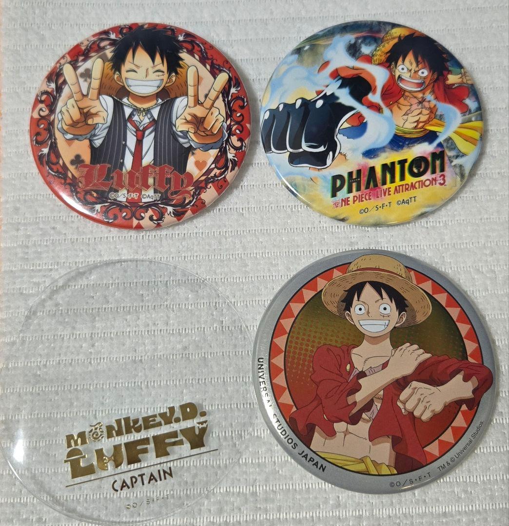 ワンピース ルフィ ワンピースタワー PHANTOM 4th ユニバ 缶バッジ