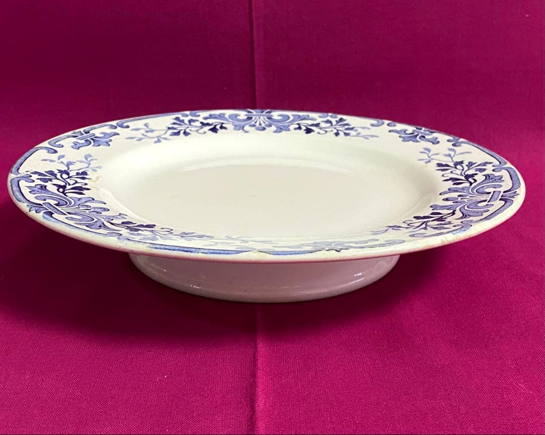 フランス LUNEVILLE « MAJUNGA »コンポート皿