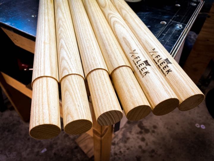 ウッドポール210㎝3本継2本1セット