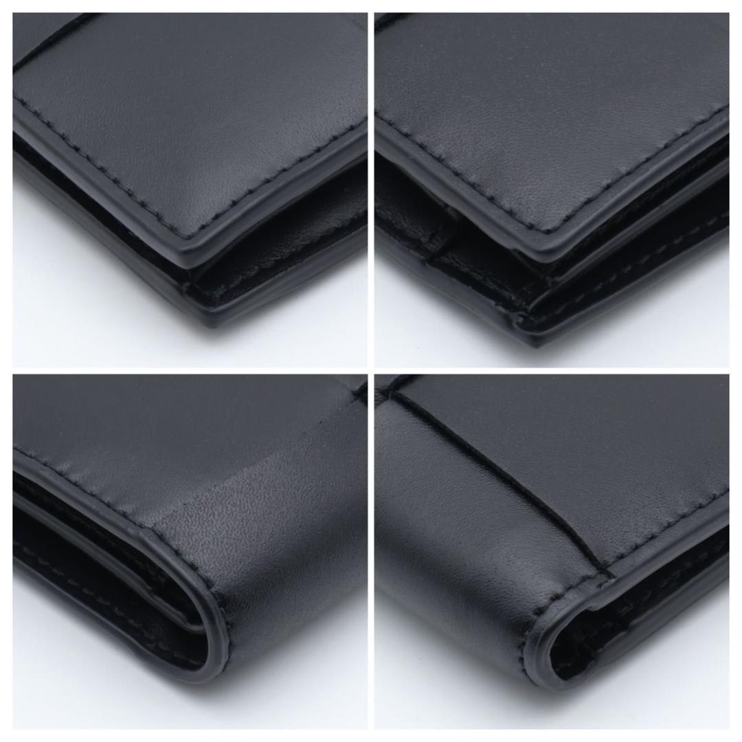 【超極美品】BOTTEGAVENETA ICチップ 二つ折り財布　カセット　黒