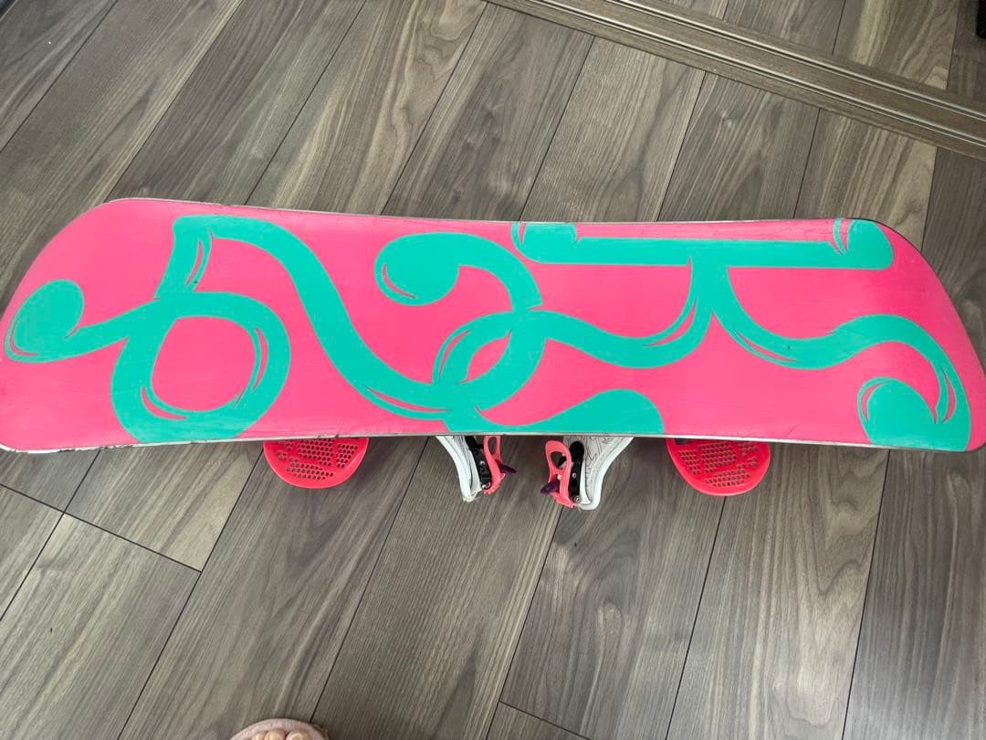 スノーボード ピンク　キッズ90