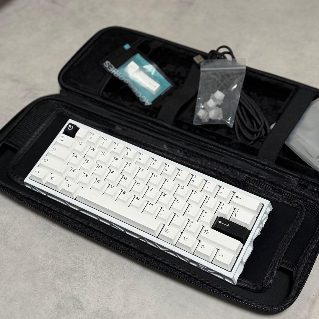 （定価39800）Kbdfans Holy60 HE White