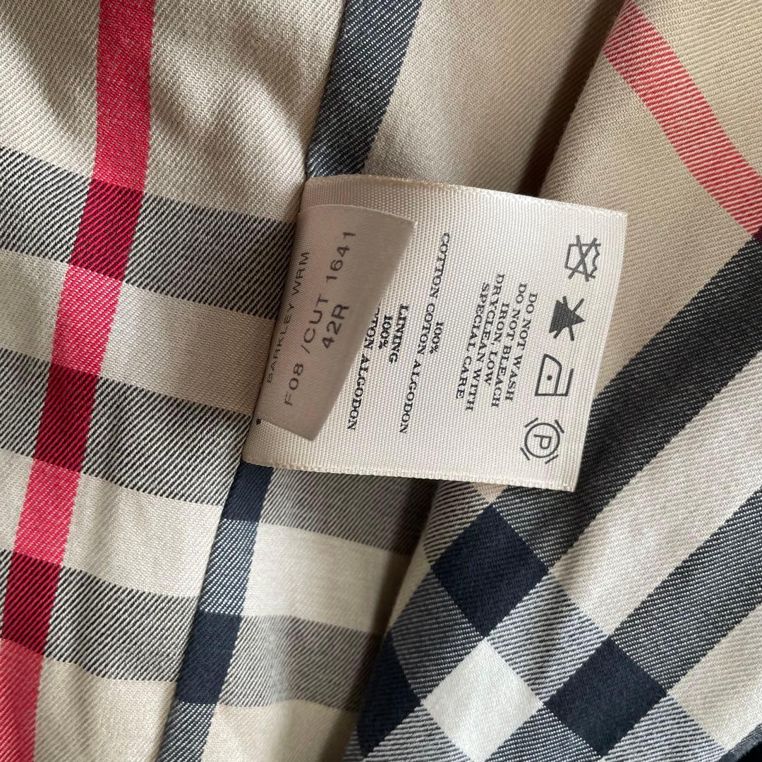 【2XL相当】バーバリーロンドン　ステンカラーコート　ライナー　メガチェック