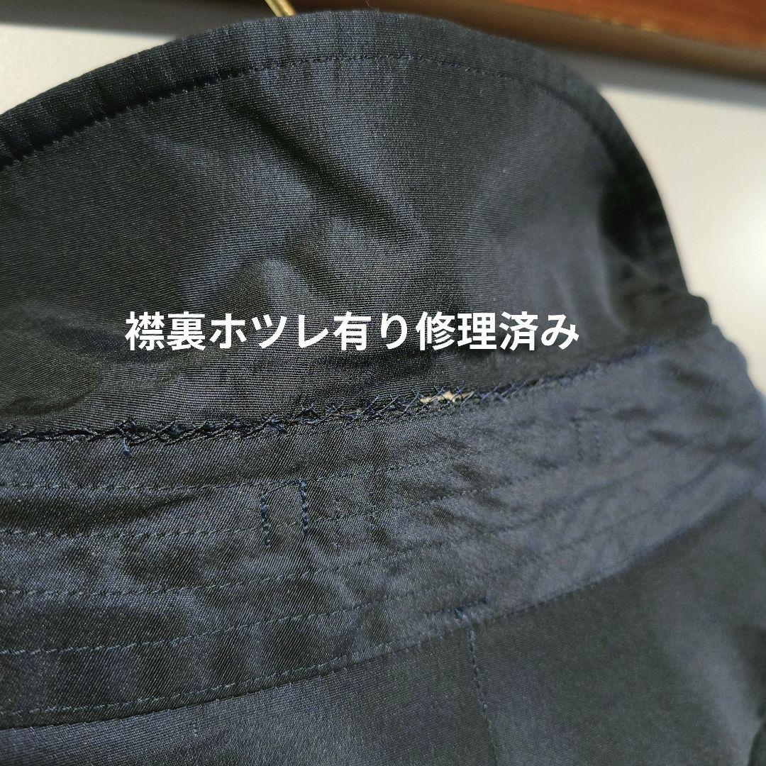 90年代★Burberrys’バーバリーズ★シルクネイビーステンカラーコート★M