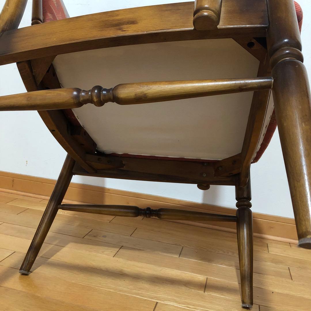 ヴィンテージ カリモク コロニアル アームチェア 椅子 1脚 応接　②