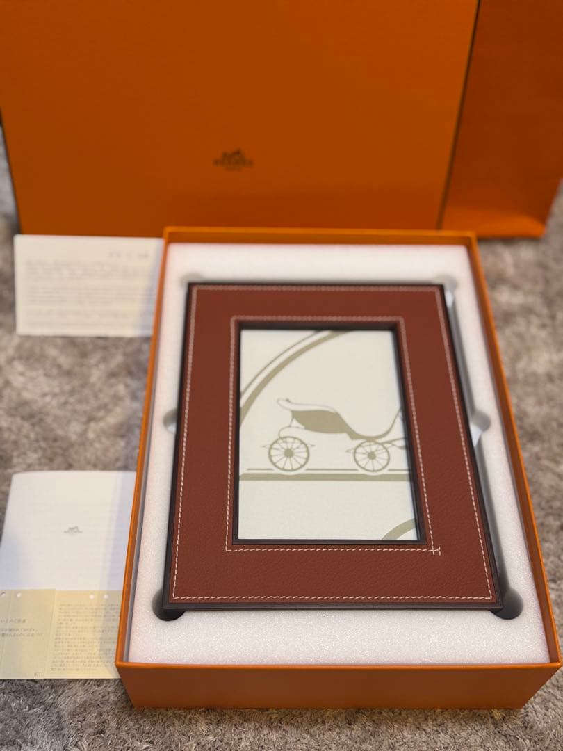 【新品未使用】HERMES エルメス フォトフレーム プレイヤード PM