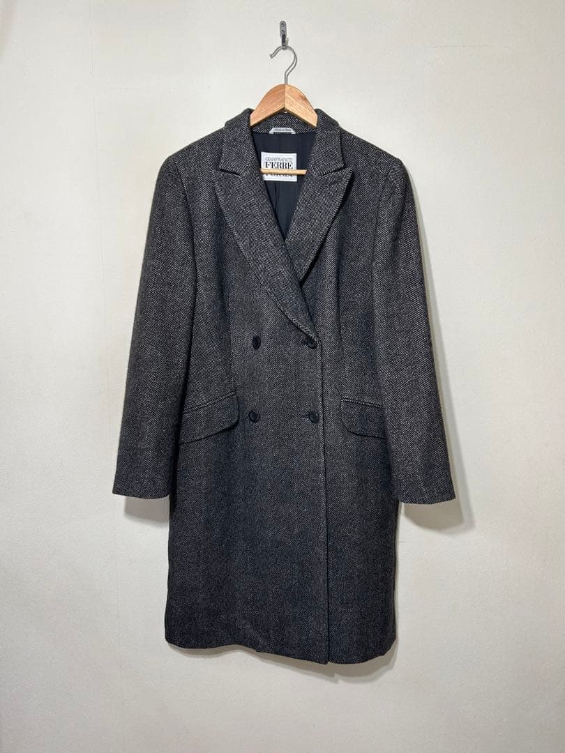 80s イタリア製 ビンテージ ジャンフランコフェレ ツイード アーカイブ