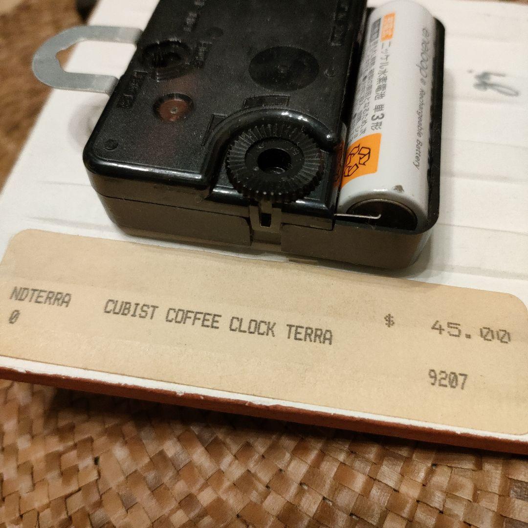 ♥新品 アメリカ アンティーク 置時計 掛時計 タイルクロック テラコッタ