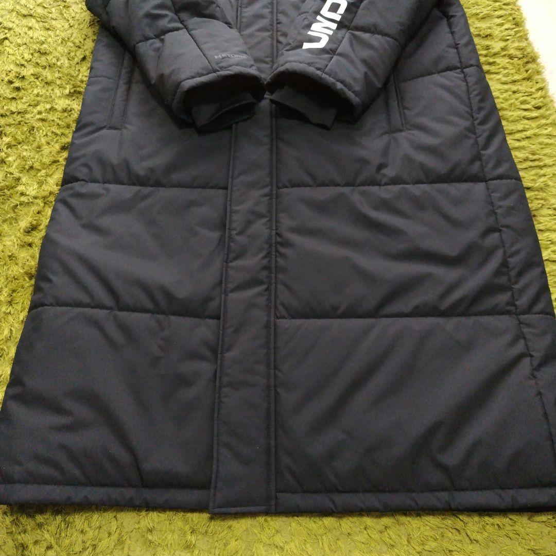 アンダーアーマー ベンチコート ロングコート 大きいサイズ 2XL ブラック 黒