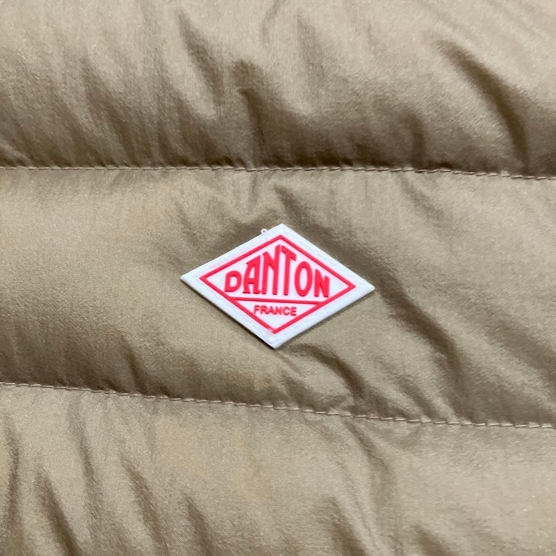 専用。DANTON ダントン フード付ミドルダウンジャケット キャメル38サイズ