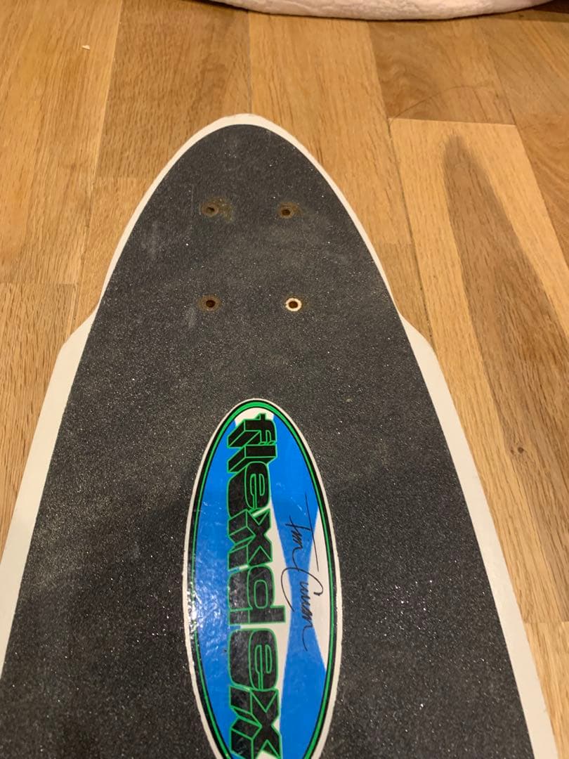 flexdex スケートボード コンプリート ホワイト/グリーン