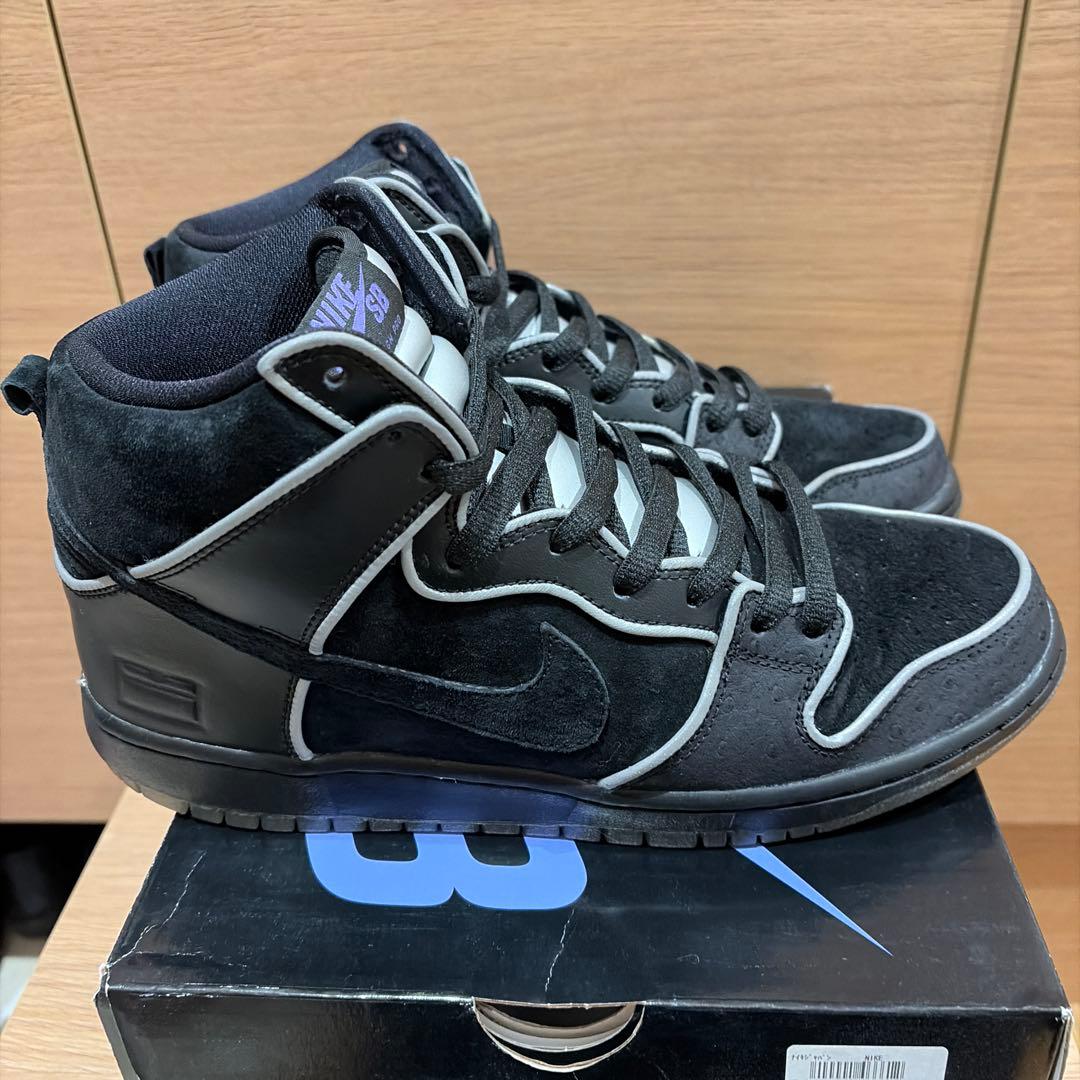 靴 Nike Dunk High Elite SB purple box
