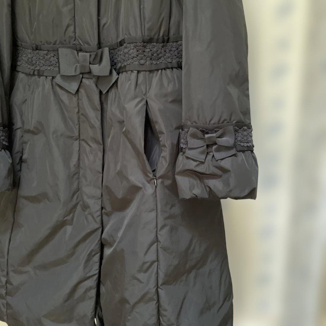 スーパービューティー Super Beauty ダウンロングコート　ブラック