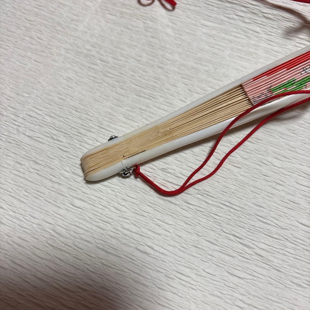 七五三　着物セット　7歳　友禅　部分絞り　赤色