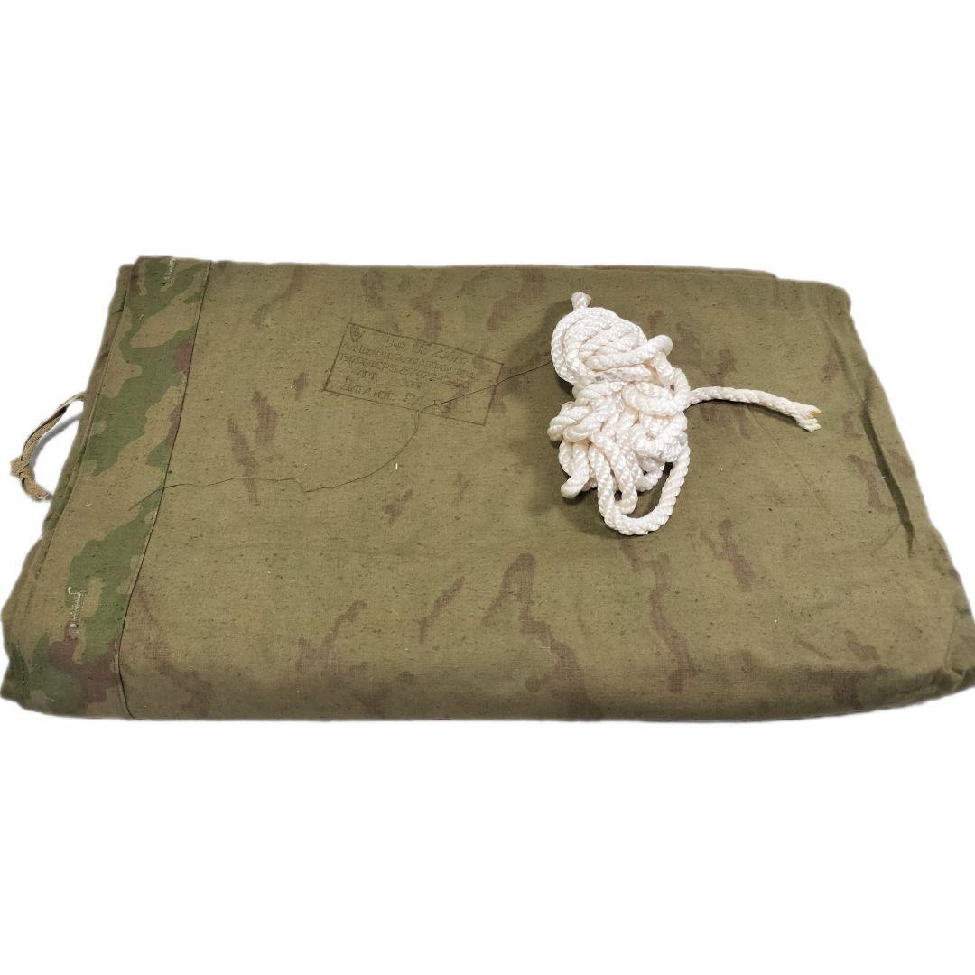 ロシア軍 実物 VSR-93 迷彩 パラトカ ポンチョ テント タープ キャンプ