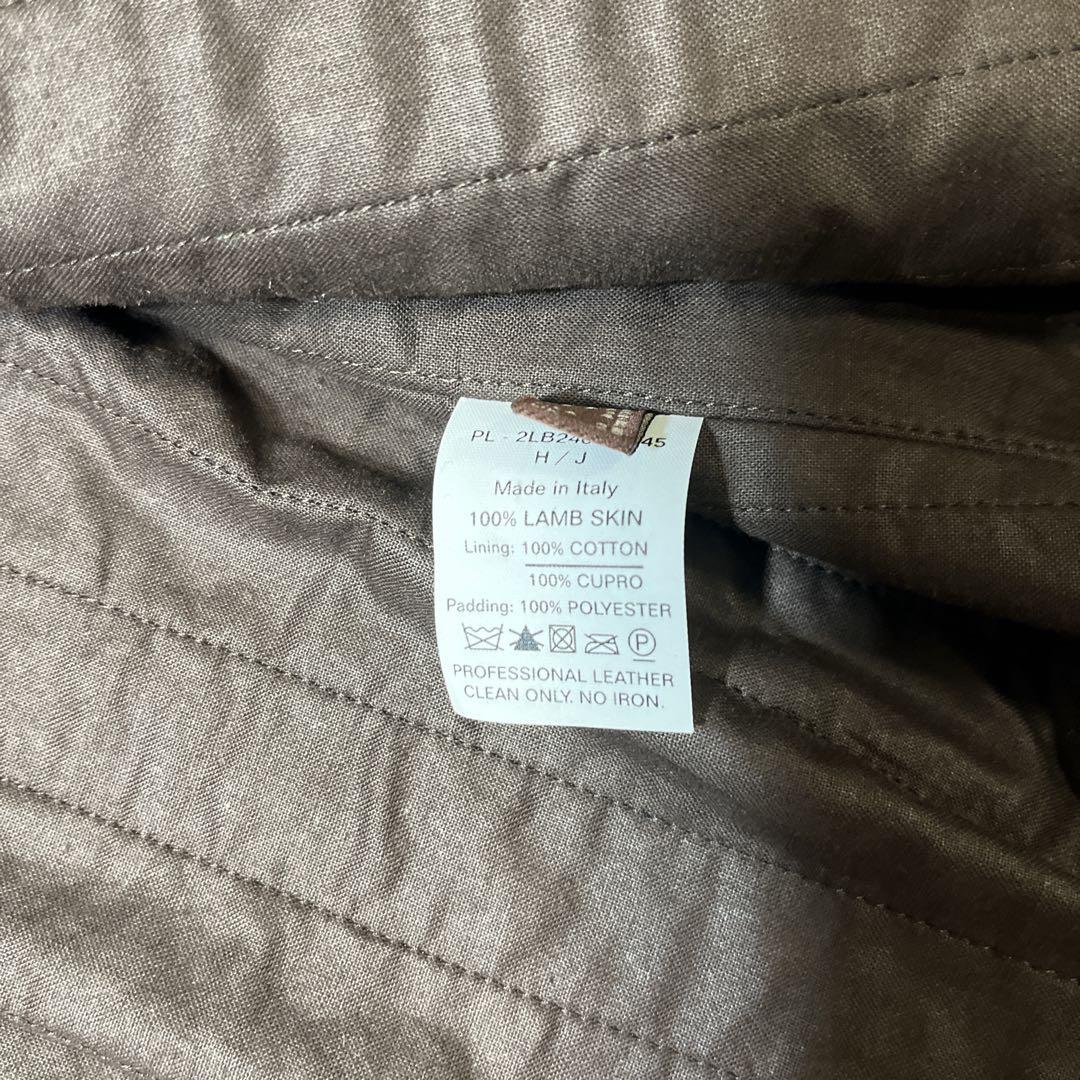 バリー　レザージャケット　本革　ラムレザー　ブラウン　L相当