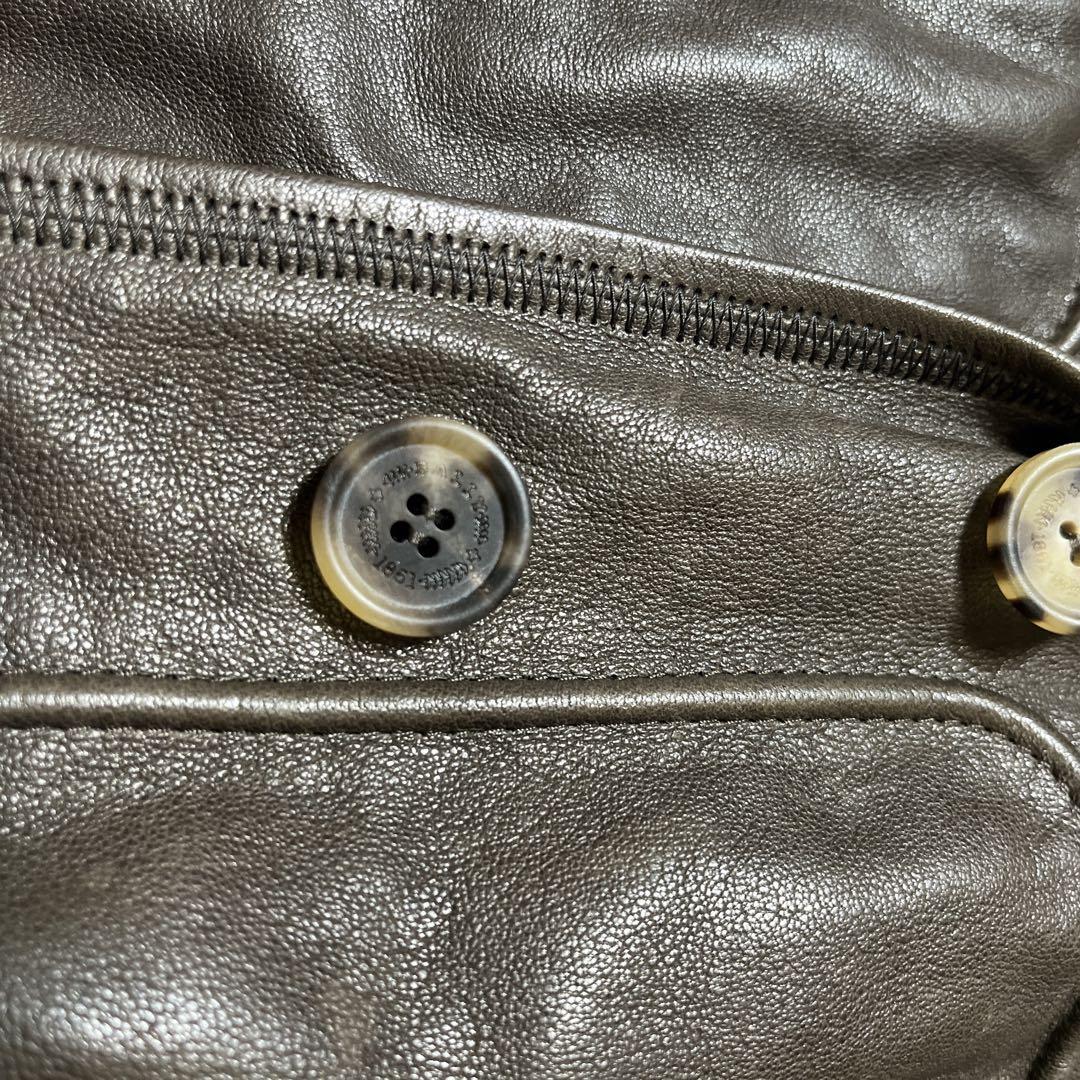 バリー　レザージャケット　本革　ラムレザー　ブラウン　L相当