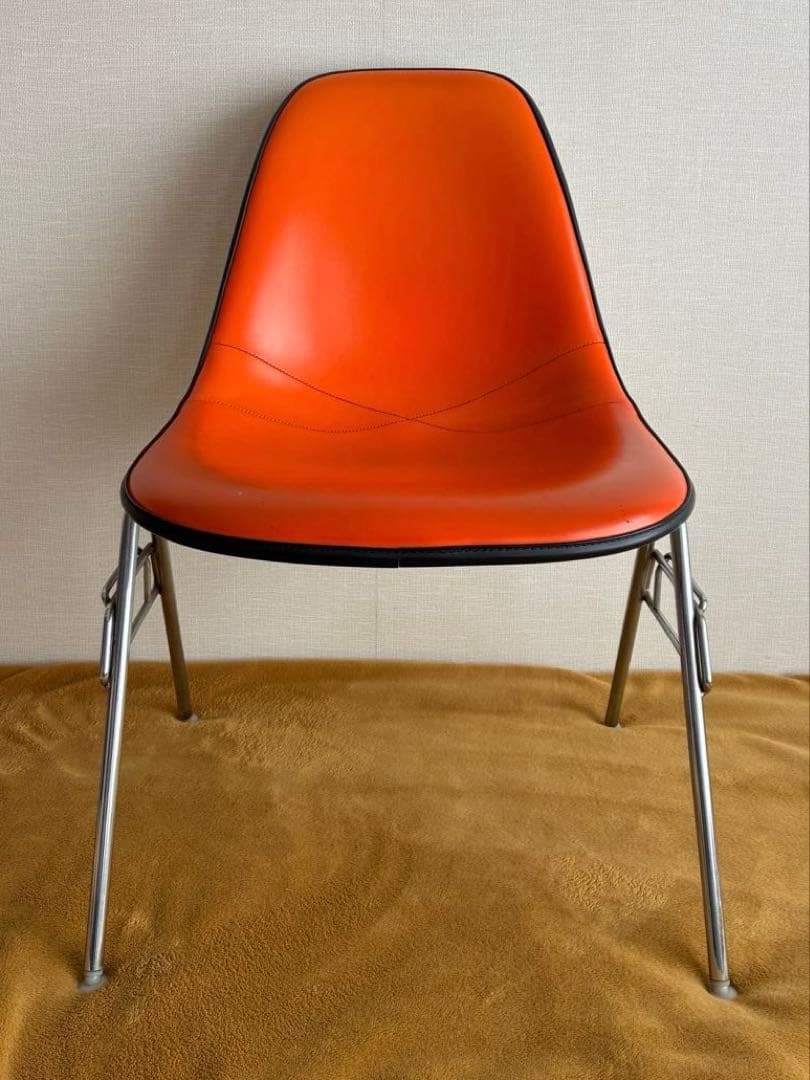 ヴィンテージ 1960年後期 イームズハーマンミラー シェルチェア ナウガハイド