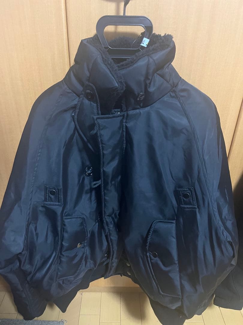 partimento 1950 N2Bミリタリーショートパーカブラック