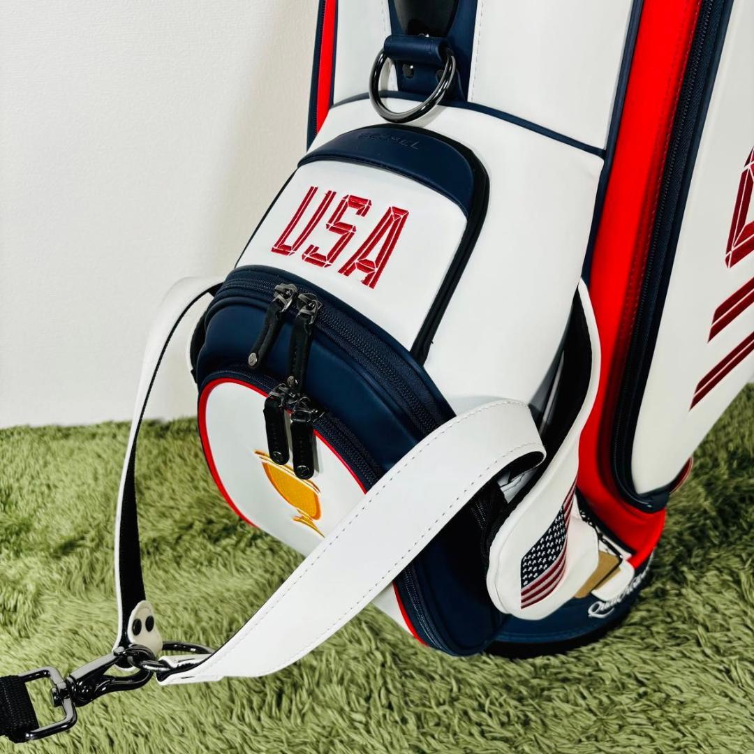 ベゼル プレジデンツカップコラボキャディバッグ カート式 6分割 未使用品 限定
