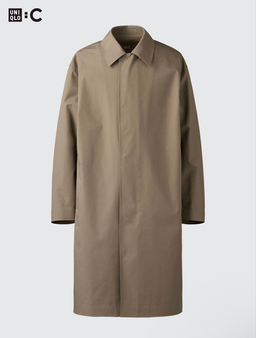 ユニクロC ブロックテックステンカラーコート XL