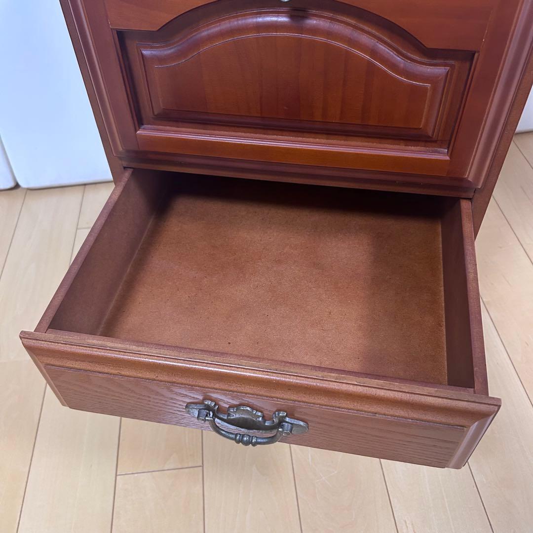 アンティーク　ベッドサイドボード　ミニライティングビューロー　ナイトテーブル